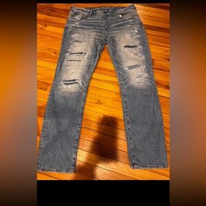 American Eagle men’s destroyed jeans 38 waist 36 length